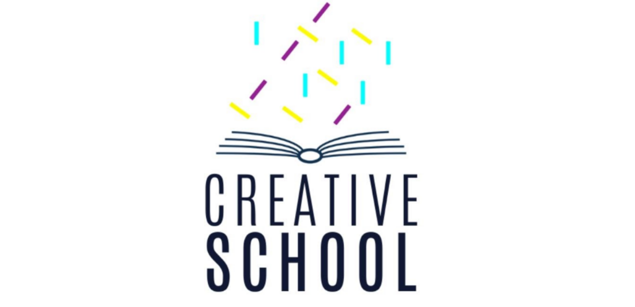 Creative school project logo